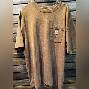 Carhartt Men's Short Sleeve burnt orange shirt